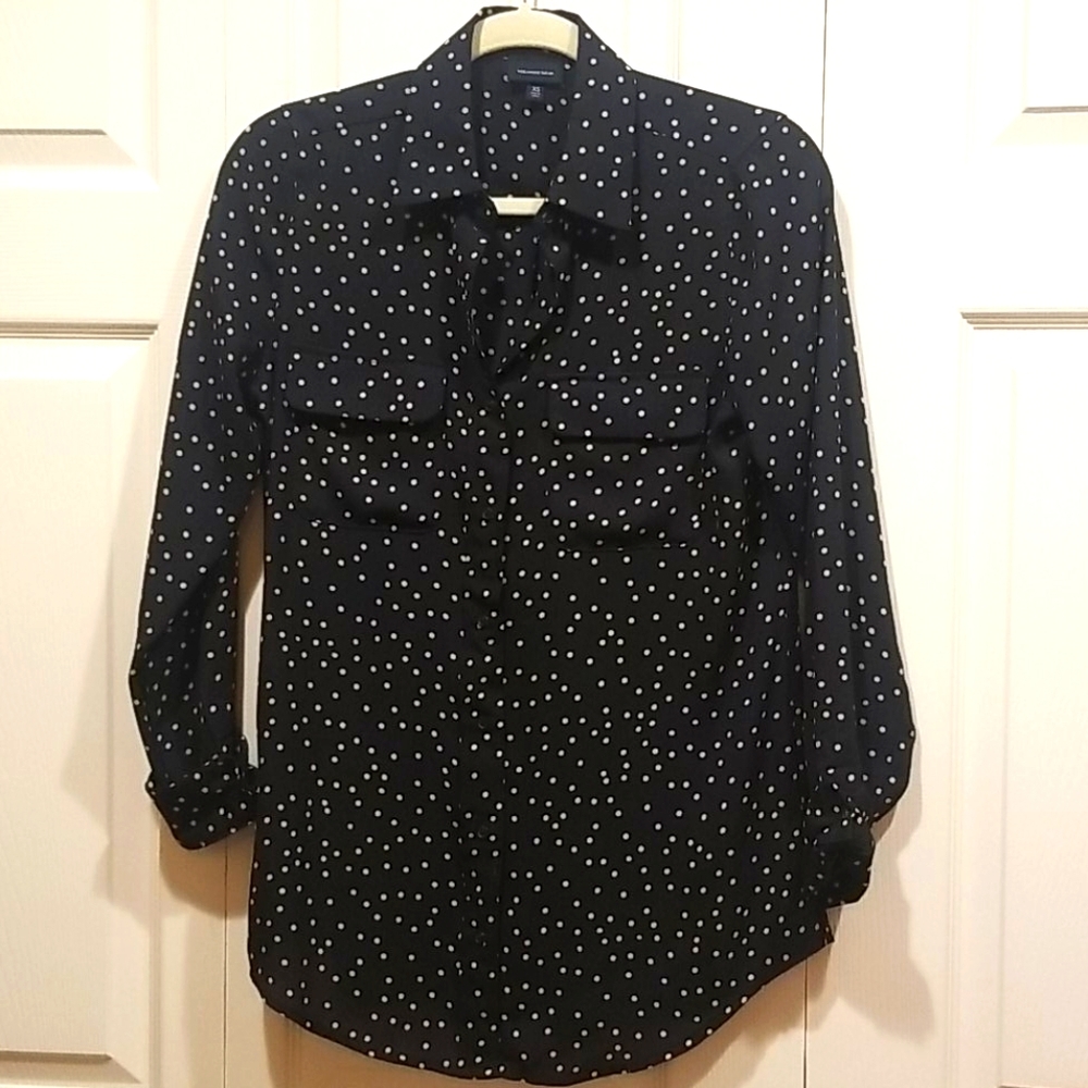 Who What Where Black Blouse Size XS - Picture 1 of 5